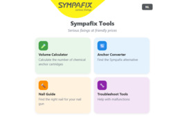 De Sympafix Toolbox app
